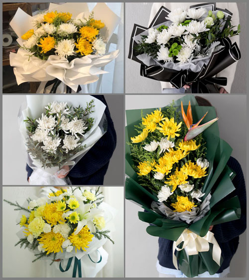 贵州毕节市赫章县河镇乡双河村白事花束代送